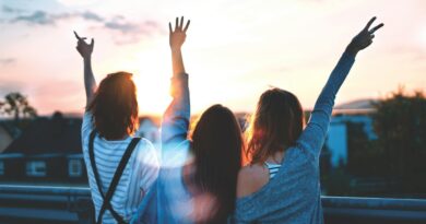 Basking in Sunset Bliss: Girls outing gone wonderful and having radiant Moments
